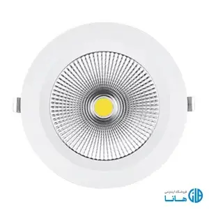 چراغ LED توکار هارمونیک 80 وات دایره ای COB پارس شعاع توس