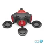 سه راهی صنعتی کرال پارت الکتریک مناسب مصارف صنعتی است. این محصول تا جریان 16 آمپر را پشتیبانی می‌کند و دارای ارت نیز است.