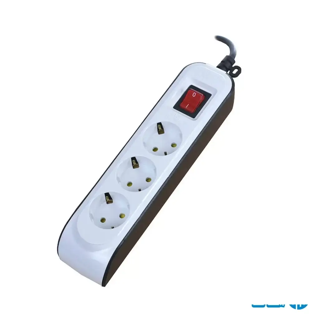 سه راهی برق ارت دار پارت الکتریک کابل 5 متری