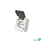 پریز ارت دار بارانی روکار مدل برکه پارت الکتریک