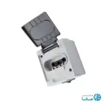 پریز سه فاز بارانی روکار مدل برکه پارت الکتریک