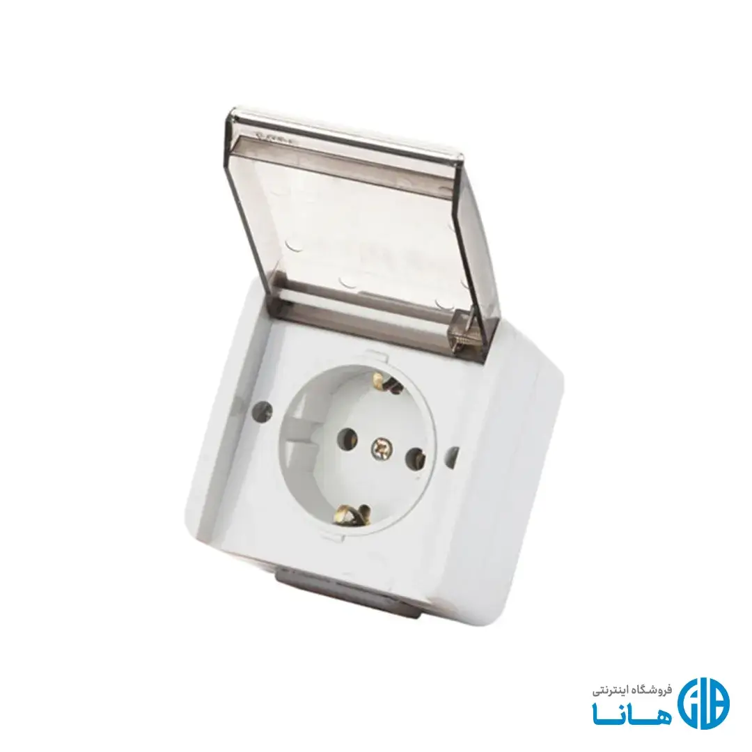 part electric azin socket outlet surface mount ip44