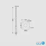 پايه چراغ خياباني سري OCTP10 با فيوز مازی نور