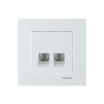 سوکت تلفن دوقلو 4 خط مدل آسا دلند