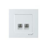 سوکت تلفن دوقلو 4 خط مدل آسا دلند پلاس