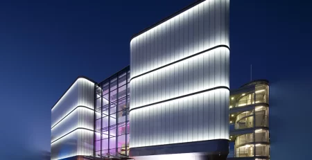 انواع نورپردازی نمای بیرونی ساختمان