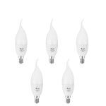 لامپ ال ای دی اشکی 7 وات افراتاب پایه E14 مدل AF-TC37-7W بسته 5 عددی