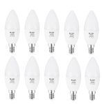 لامپ ال ای دی شمعی 7 وات افراتاب پایه E14 مدل AF-C37-7W بسته 10 عددی