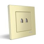 پریز تلفن دو سوکت ویرا