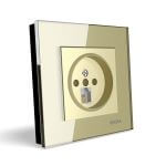 پریز تلفن دو کاره ویرا مدل کریستال