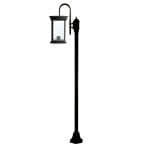 چراغ ایستاده یک شاخه شفق مدل روشان با شیشه ساده کد 1053