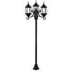 چراغ حیاطی ایستاده سه شاخه شفق با طول 2.6 متر مدل سورنا کد 2623