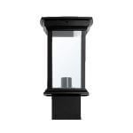 چراغ چمنی 40 سانت شفق مدل روشان با شیشه ساده کد 1006