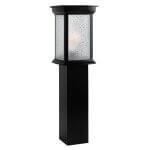 چراغ چمنی 80 سانت شفق مدل روشان با شیشه الماسی کد 1078