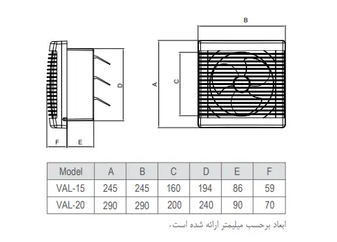 هواکش خانگی اتوایر دمنده