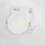 پنل توکار بک لایت گرد 24 وات PBD24R سان لوکس