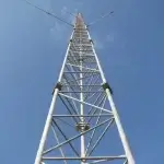 دکل مهاری G45 ارتفاع 21 متری 9 متر مهار