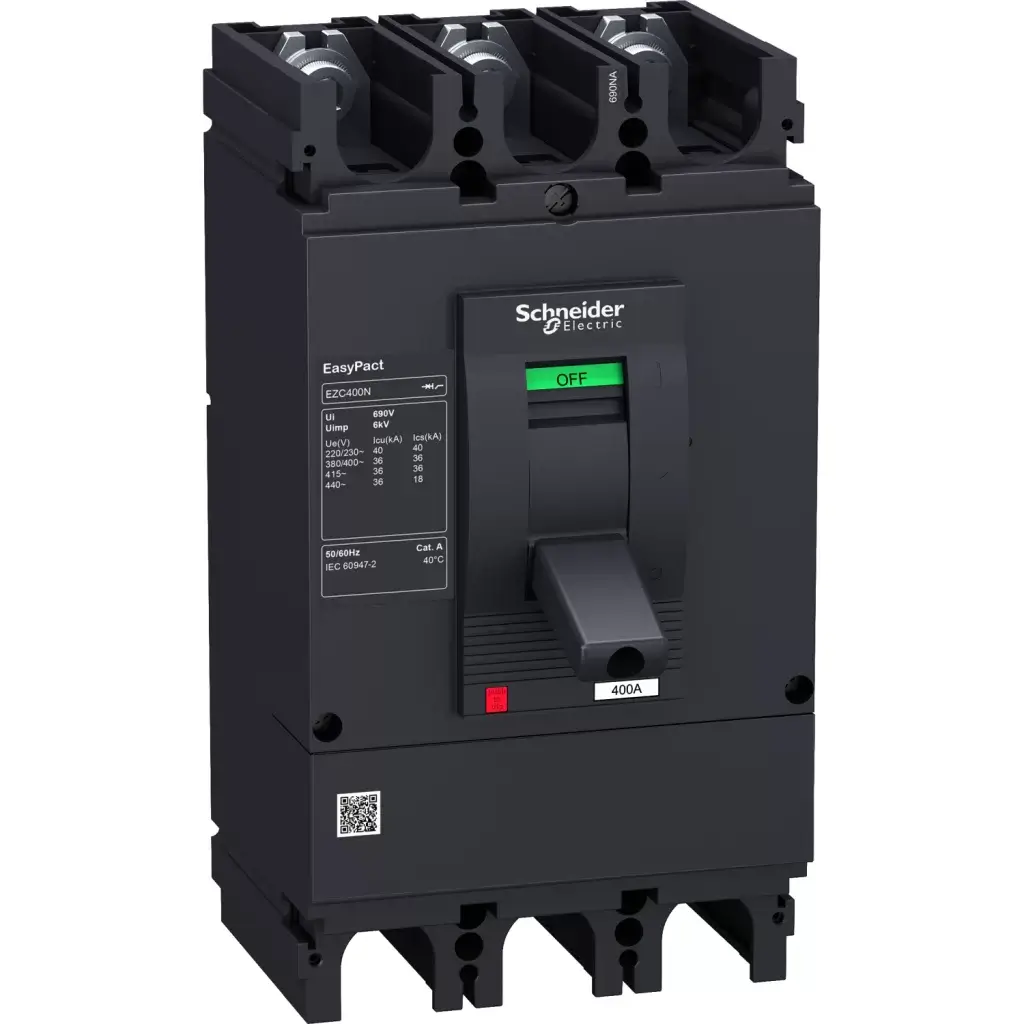 کلید اتوماتیک 400 آمپر الکترونیکی سری NSX400F اشنایدر