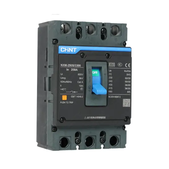 کلید اتوماتیک 100 آمپر غیر قابل تنظیم حرارتی- مغناطیسی (36KA) NXM-125F/3300 چینت
