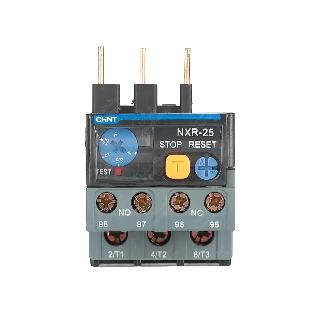 بی متال (رله حرارتی/ اضافه جریان) تنظیمات 4-2.5 آمپر مدل NXR-25 چینت