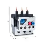 بی متال (رله حرارتی/ اضافه جریان) تنظیمات 32-23 آمپر مدل NR2-36 چینت - Image 3