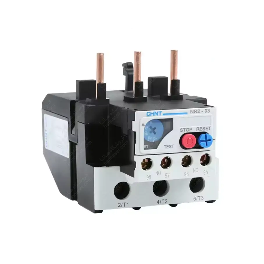 بی متال (رله حرارتی/ اضافه جریان) تنظیمات 93-80 آمپر مدل NR2-93 چینت