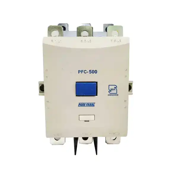 کنتاکتور 500 آمپر، 265 کیلووات، بوبین AC 110-220 مدل 500-PFC پارس فانال