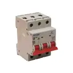 کلید مینیاتوری سه پل 10 آمپر 6 کیلو آمپر PFN-63-C10 پارس فانال