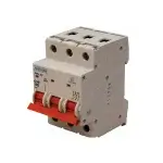 کلید مینیاتوری سه پل 10 آمپر 6 کیلو آمپر PFN-63-C10 پارس فانال